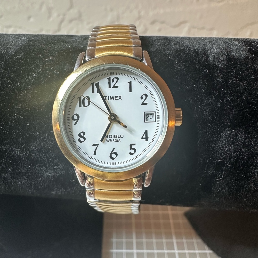 Timex Two-Tone Gold and Silver Watch